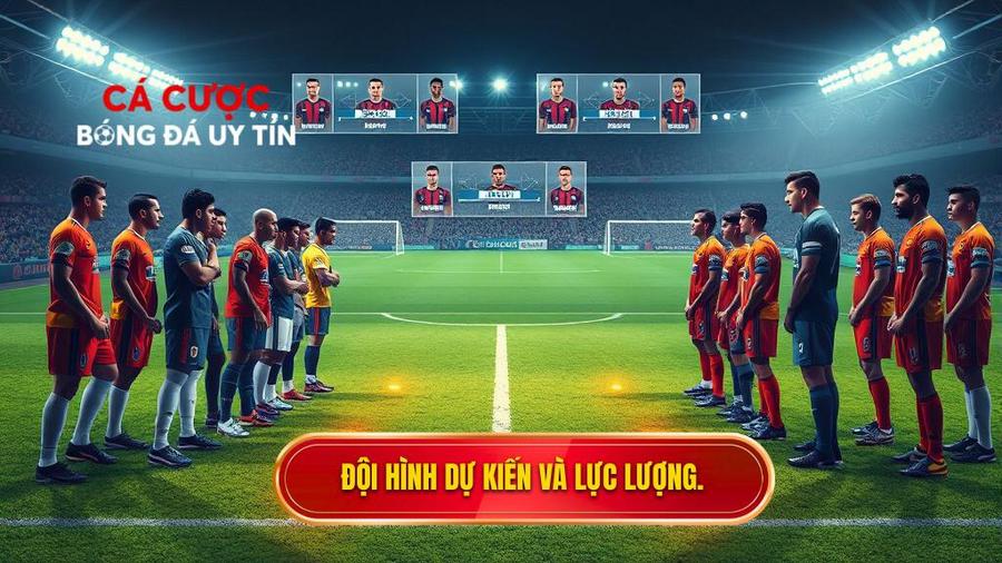  Đội hình dự kiến và lực lượng.