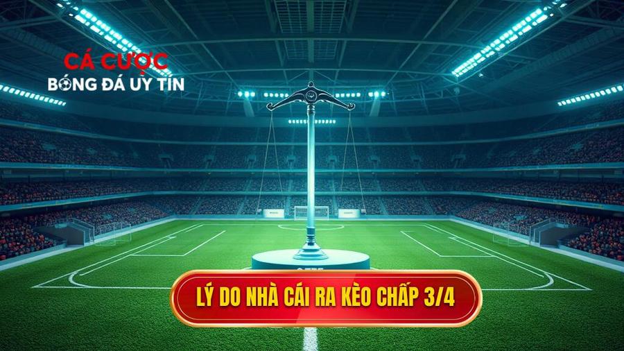 Lý do nhà cái ra kèo chấp 3 4