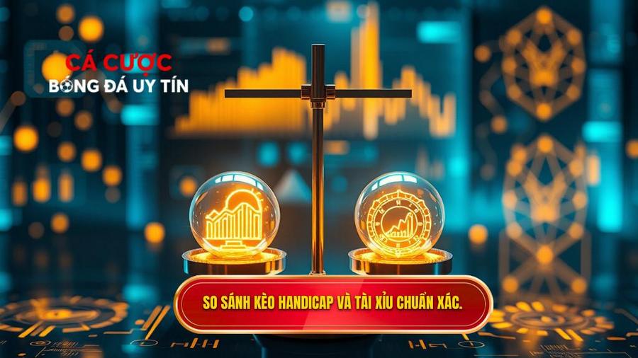 So sánh kèo Handicap và Tài Xỉu chuẩn xác.